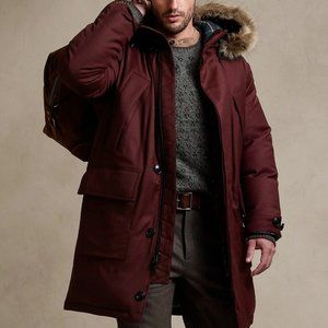 Banana Republic Merlot Cima Snorkel eDown Parka